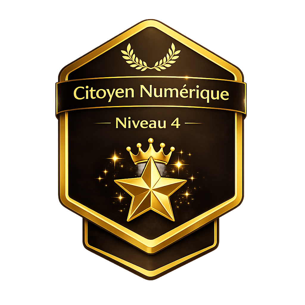 Badge Graphic for Citoyen Numérique