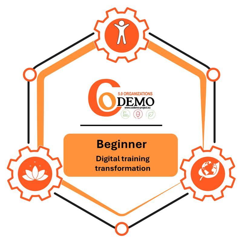 Badge Graphic for Beginner - Digital training transformation