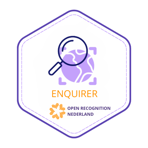 Badge Graphic for Enquirer - Geïnteresseerde