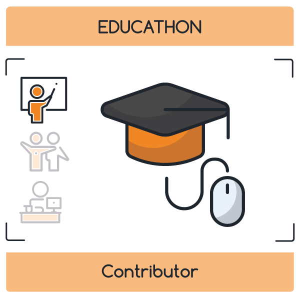 Badge Graphic for Educathon Contributor