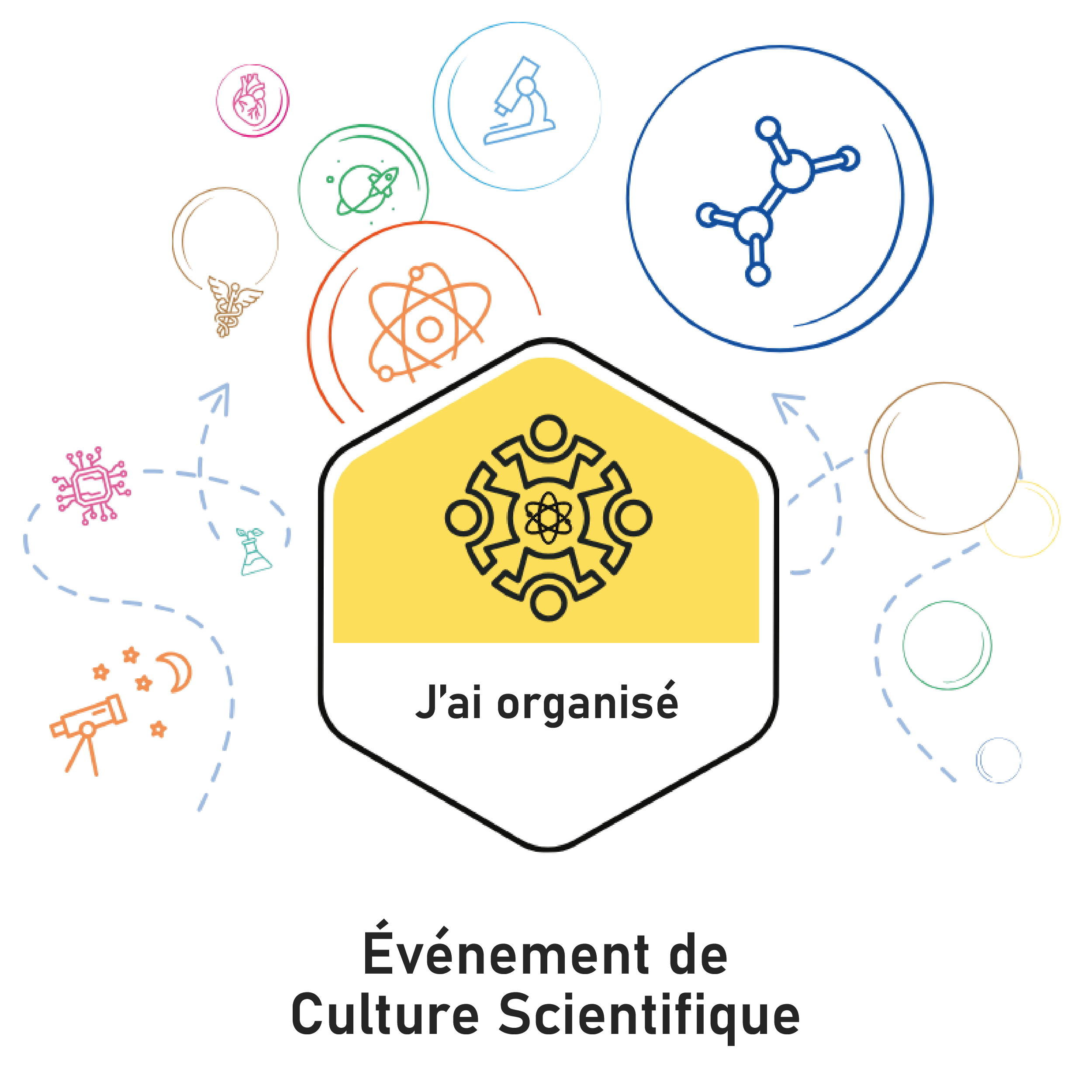 Badge Graphic for Organisatrice / Organisateur